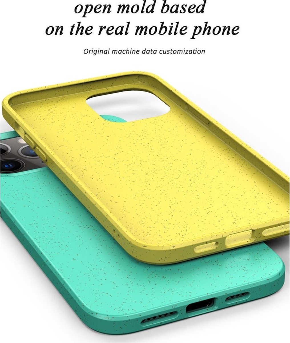 Mobigear Bio Telefoonhoesje geschikt voor Apple iPhone 13 Hoesje Eco Friendly Backcover - Geel