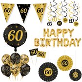 Pack décoration anniversaire 60 ans Classy Party XL
