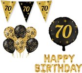 Classy Party 70 jaar verjaardag versiering pakket M