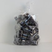 theelichtjes - waxinelichtjes - zwart - 4 cm - 60 stuks