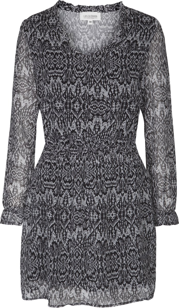 Les Icônes - Elegance Dress - Jurk - Zwart - Dessin - 40/42
