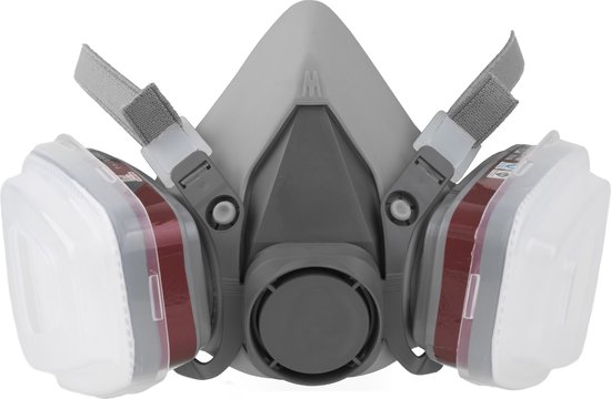 FastX Halfgelaatsmasker - Gasmasker – Stofmasker – Mondmasker – Met Filter