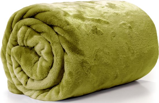 Unique Living - Enzo Plaid 130x180cm Moss Green