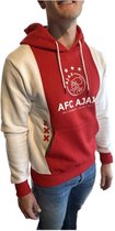 Ajax Sweat à Capuche Rouge Wit Logo 2022 XXL - Ajax Vêtements - Ajax Sweat à Capuche - Ajax Amsterdam -