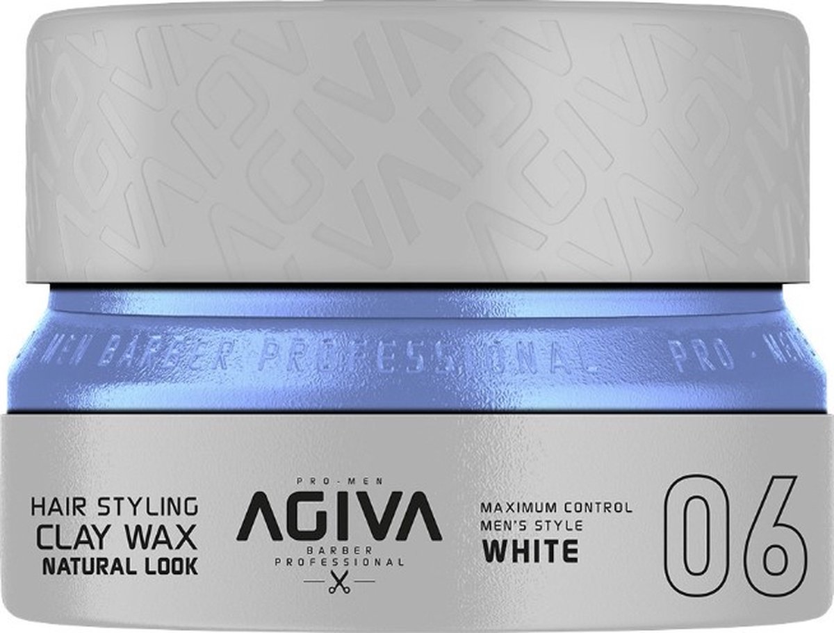 Agiva Hair Styling Clay Wax Natural Look White 06 155ml