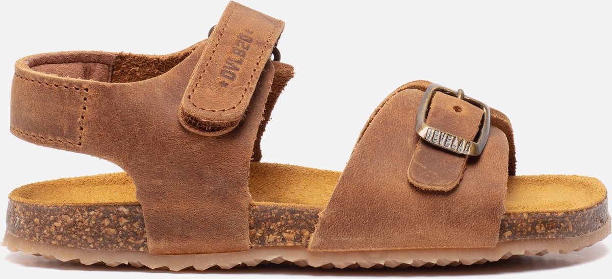 Develab 48195 Sandalen - Jongens - Cognac - Maat 22 op Prijzenvolger.com
