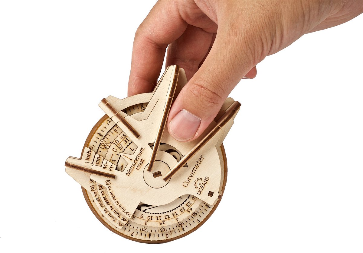 UGEARS Houten 3D Model - Stem Lab - Krommingsmeter — afbeelding 5