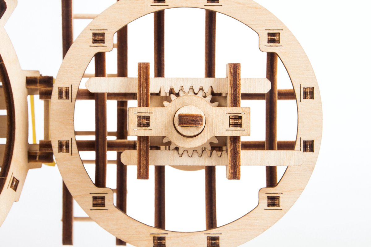 Wood Trick – Modelbouw 3D houten puzzel – de Tankaanhangwagen – Tank Trailer – Uitbreiding op Grote Vrachtwagen Big Rig - 220 stuks - Geen lijm noch verf nodig! — afbeelding 8