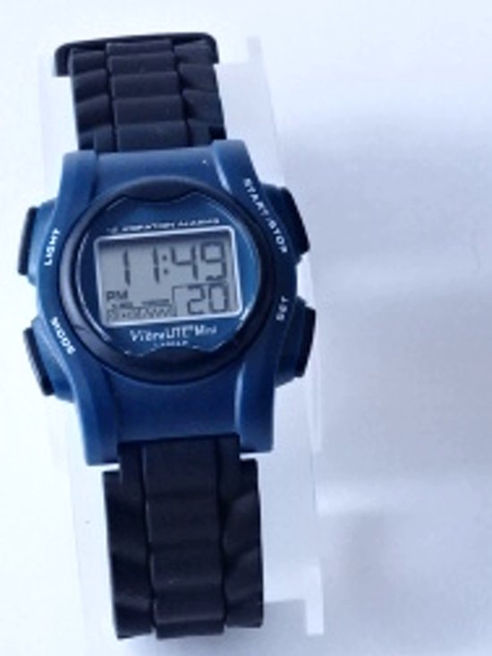 Montre m decine pipi Vibralite Mini maison bleue avec Velcro. bol