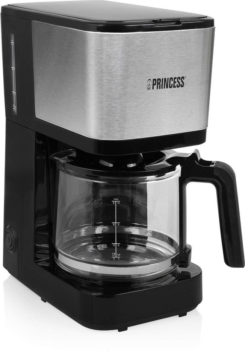 Princess 246031 Compact 12 - Filter-koffiezetapparaat - Zwart - 1.25 liter