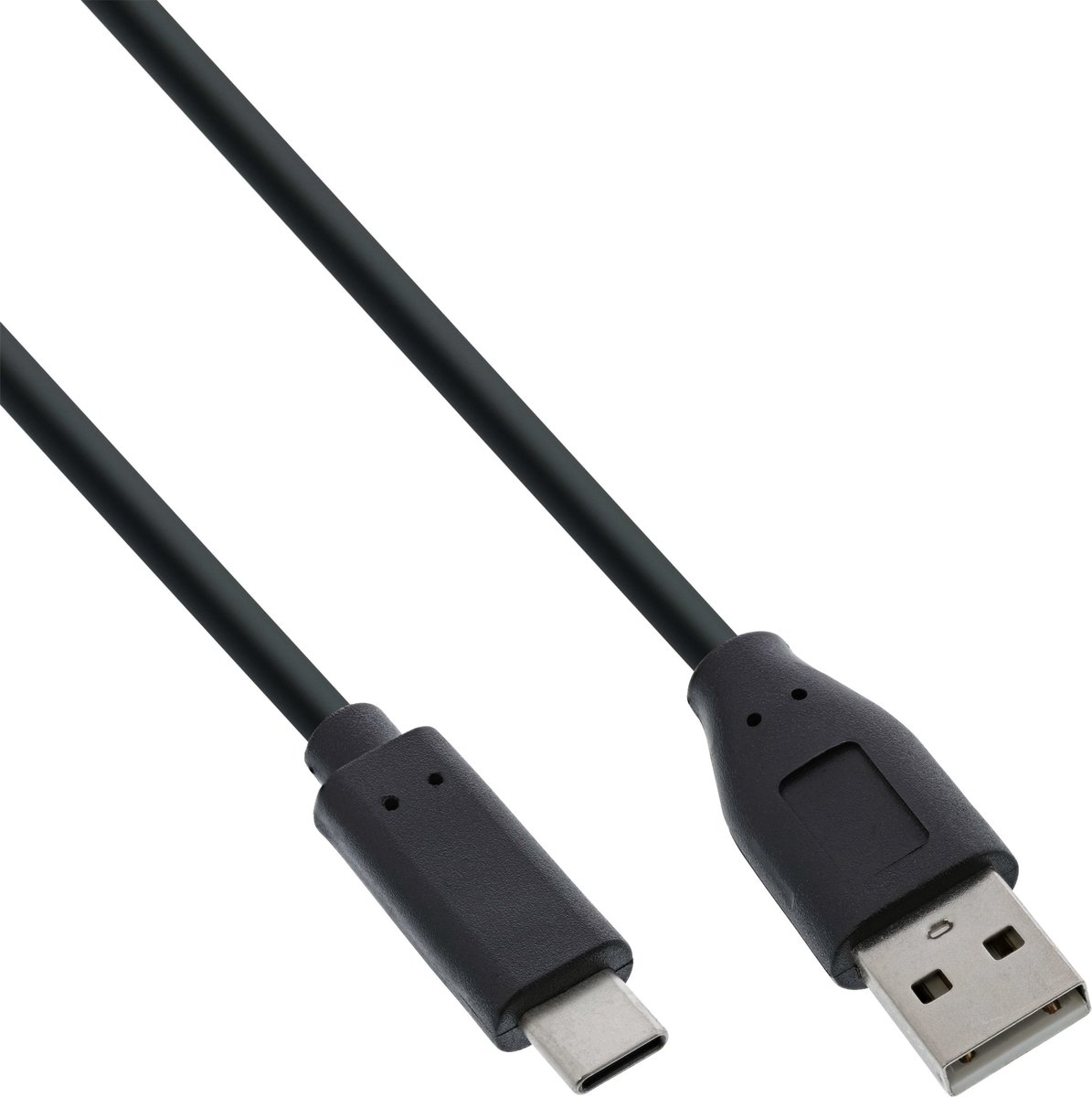 InLine USB C/USB A, 0.5 m 0.5m USB C USB A Zwart