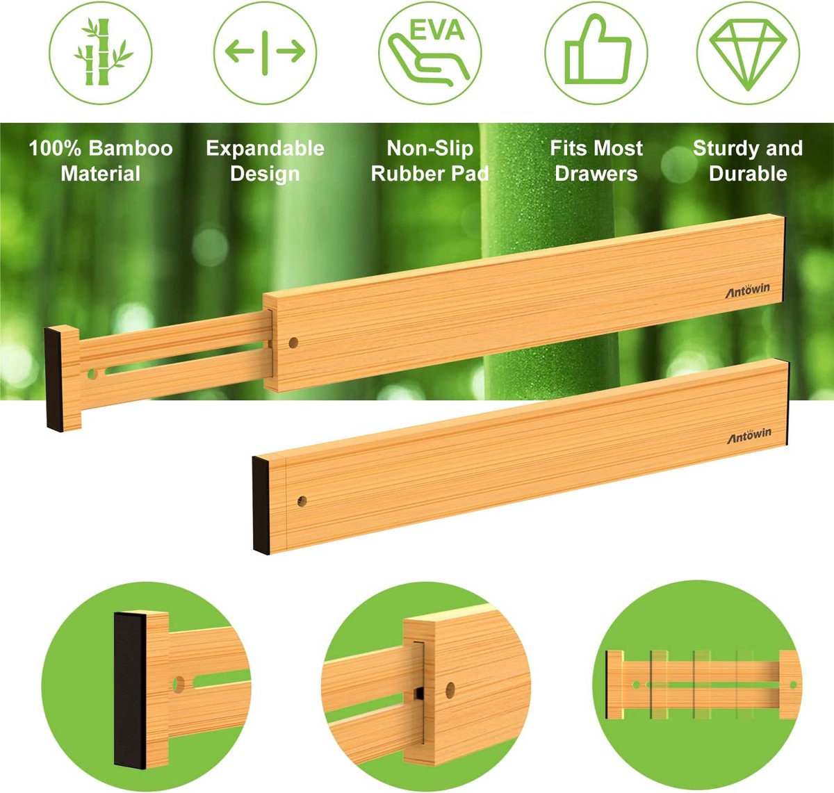 Lade Organizer – Kledingkast Organizer – Drawer organizer - Opbergdoos – Duurzaam