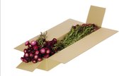 Gedroogde Bloemen Natuurlijk Donker Roze Helichrysum - 1 bundel