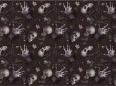 Fiestas Guirca - Tafelkleed Zombie Hand Halloween - 137 x 274 cm - Halloween - Halloween Decoratie - Halloween Versiering