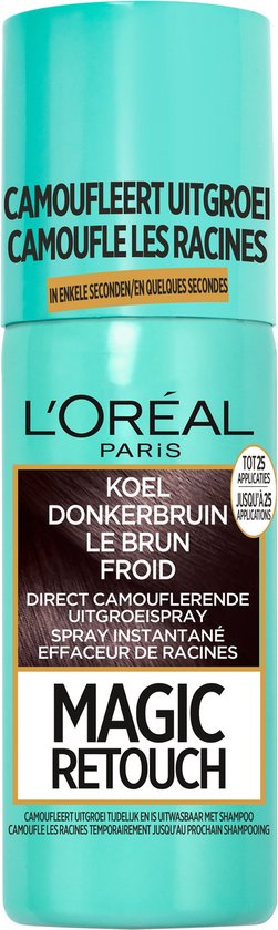 L'Oréal Paris Magic Retouch Uitgroei Camoufleerspray - Koel Donkerbruin