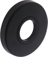 Intersteel ronde rozetten - verdekt - kunststof onderrozet - mat zwart - 0023.318604