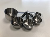 CRONIM - Aides de cuisine - Set de tasses doseuses acier inoxydable