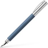 Stylo plume Faber-Castell - Ambition résine précieuse - bleu - EF - FC-147142