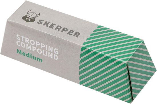 Skerper Stropping Compound STC003 Polijstblok Medium, Groen - Skerper