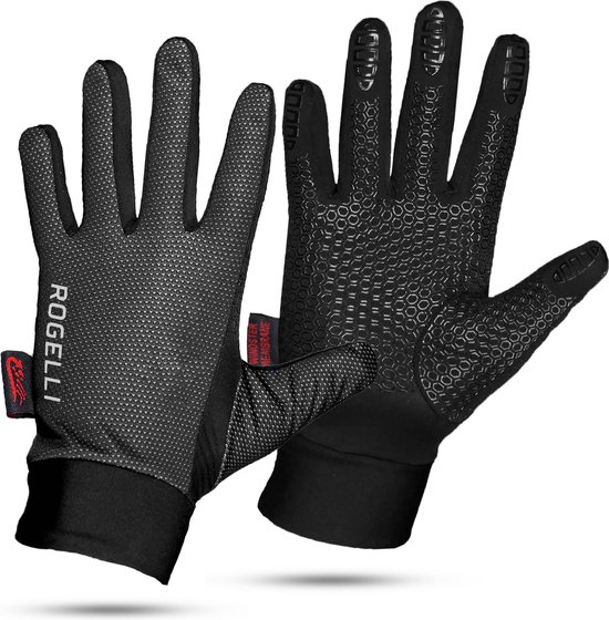 Gants Velo Long De Hiver Rogelli Laval - Unisexe - Noir