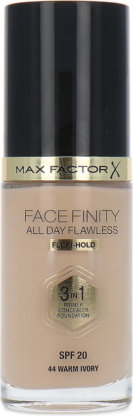 Max Factor Facefinity All Day Flawless Foundation - 44 Warm Ivory