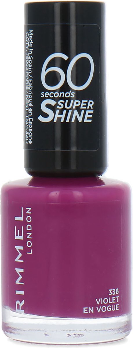 Goedkoopste Rimmel London 60 Seconds Flip Flop Shades nagellak - 336 Violet en Vogue