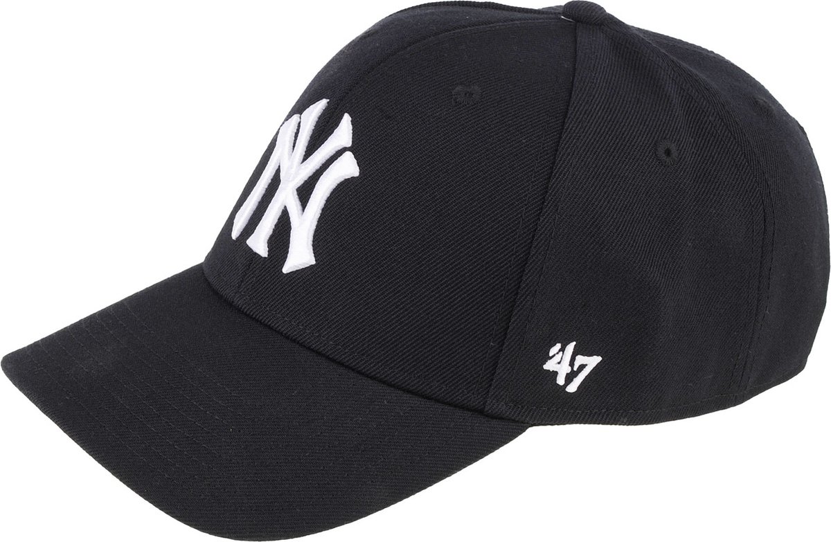 47 Brand MLB New York Yankees MVP Cap B-MVPSP17WBP-BKW, Unisex, Zwart, Pet, maat: One size