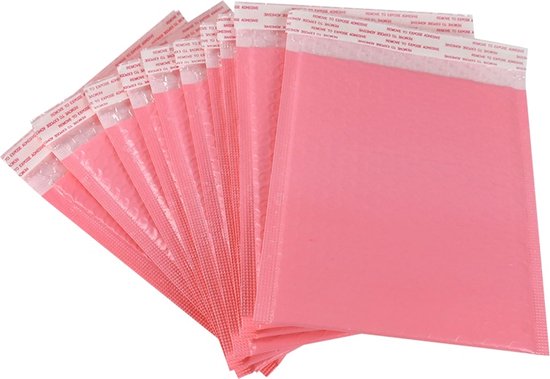 Roze Bubbeltjes Envelop - Roze Enveloppen - Bubbel Enveloppe - Gekleurde  Enveloppen -... | bol