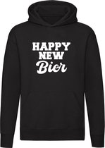 Happy New Bier Hoodie | Year | Oud & Nieuw | Oudjaarsavond | Nieuwjaar | 2023 | Beste Wensen | Gelukkig nieuw jaar | Trui | Capuchon | Unisex