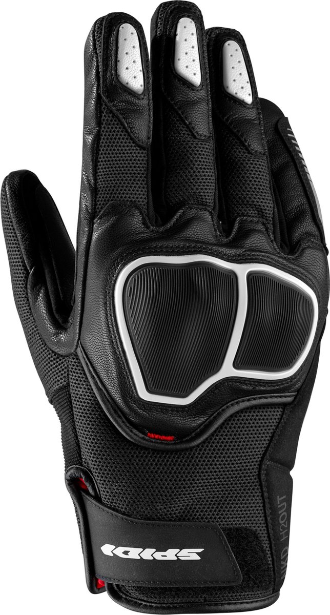 Spidi Nkd H2Out Gloves Black White XL - Maat XL - Handschoen