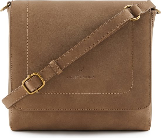 Violet Hamden My Daily Dames Crossbody tas Kunstleer - Taupe