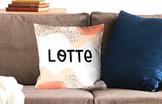 Coussins Coussins décoratifs - Oreillers Salon - 45x45 cm - Lotte - Pastel - Fille