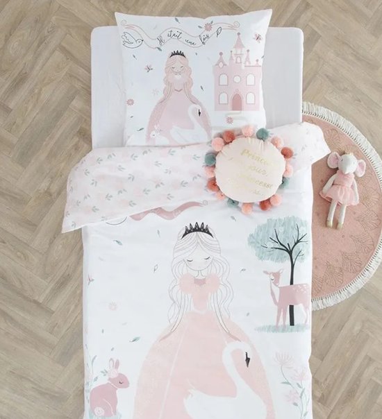 Atmosphera Kids Billie Dekbedovertrek Set Met 1 Kuss 140x200cm 65x65cm Beer 1168414459