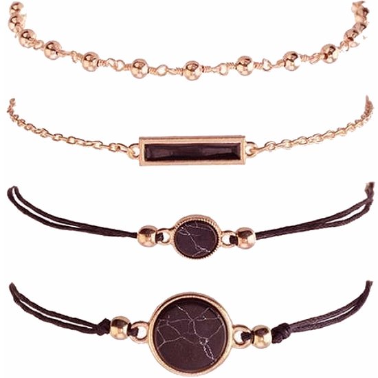 Handgemaakt Armband Heren - RVS - Zwart Macramé Armband - Verstelbaar | bol