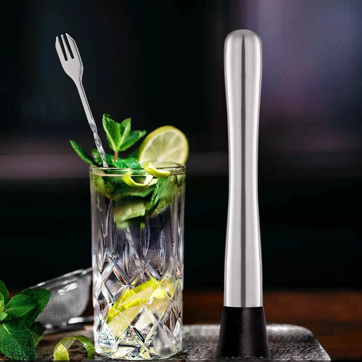 Luxe Cocktail Stamper Tonicstampers Herbruikbaar Cocktail Muddler