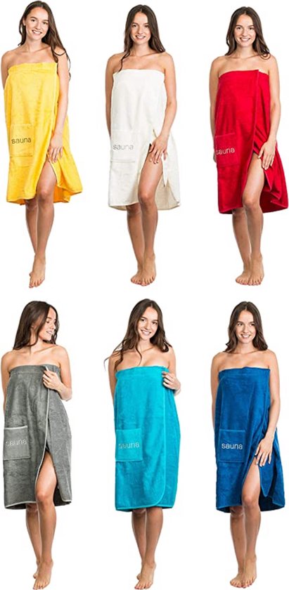 bath towel , sauna kilt for women cuddly soft , Saunakilt made from 100% cotton -sneeuwwit