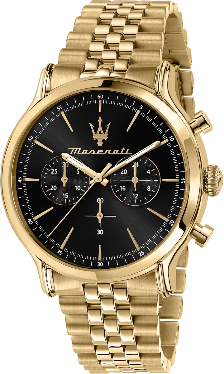 Maserati Heren horloges quartz analoog One Size Goud 32022987