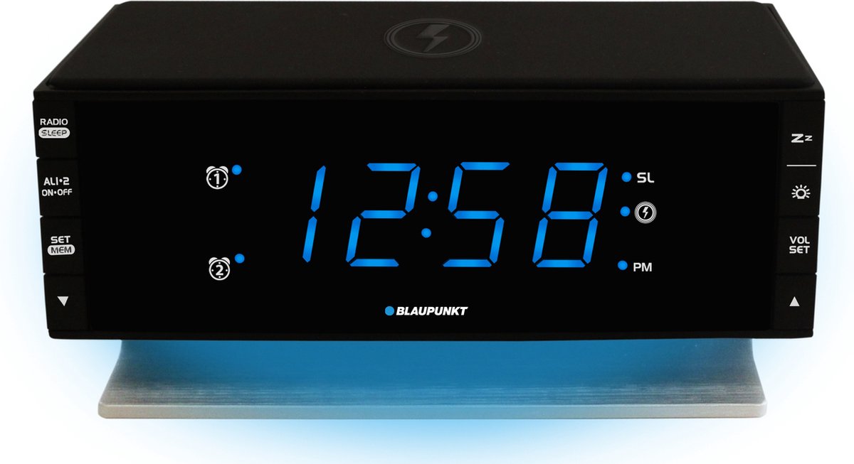 Blaupunkt CR55CHARGE radio Klok Digitaal Zwart