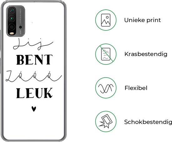 Coque Xiaomi Redmi 9T - Ami - Tu es si gentil - Énonciations - Citations - Coque de téléphone en Siliconen