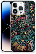 Telefoon Hoesje Geschikt voor iPhone 14 Pro Max Hoesje Bumper Aztec