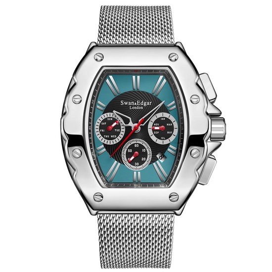 thumbnail: Maserati Epoca Herenhorloge Limited Edition – Goud, 42 Mm, Waterdicht 10 ATM