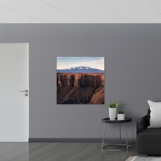 WallClassics - Drapeau - Ravin Droog - 100x100 cm Photo sur Drapeau Polyester