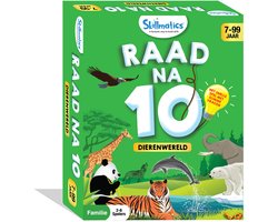 Kaartspel: Raad na 10 - Dierenwereld - Cadeau voor 7 jaar en ouder - Het snelle spel met de slimme vragen - Educatief spel met 50 kaarten - Spannend raadspel over dieren voor de hele familie Kaartspel: Raad na 10 - Dierenwereld - Cadeau voor 7 jaar en ouder - Het snelle spel met de slimme vragen - Educatief spel met 50 kaarten - Spannend raadspel over dieren voor de hele familie