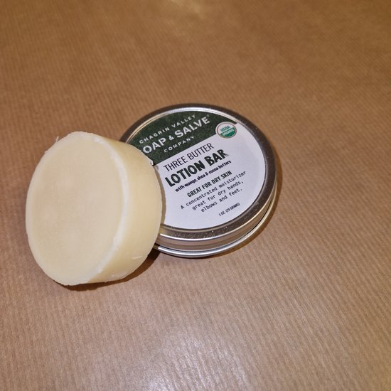 Chagrin Valley Solid Lotion Bar Three Butter