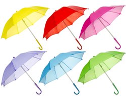 Kinderparaplu - Paraplu voor Kinderen - Per Stuk - Willekeurige Kleur - 50 cm