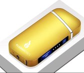 Elektrische Plasma Aansteker | USB oplaadbaar | Wind en storm bestendig | Voor vuurwerk - Pyro liefhebbers| Plasmatrics - Goud