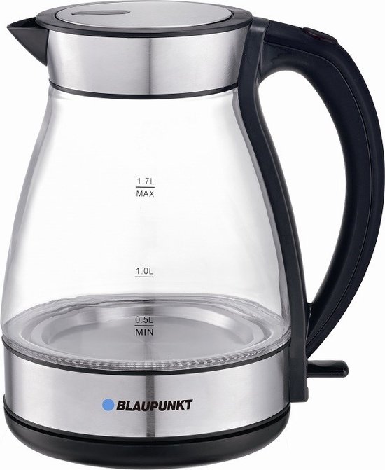 Blaupunkt EKG501BK Waterkoker Snoerloos Staal, Zwart