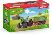 schleich Farm Life Tracteur avec remorque