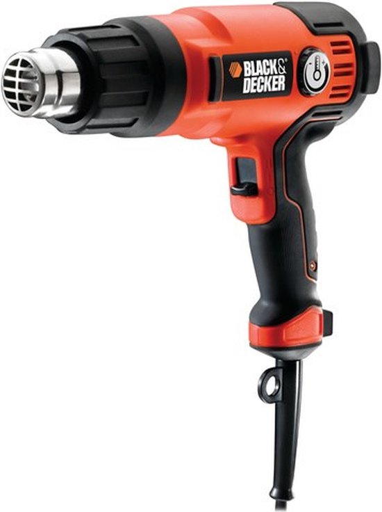 Foto: Black decker kx2200k heteluchtpistool 2000w oranje zwart