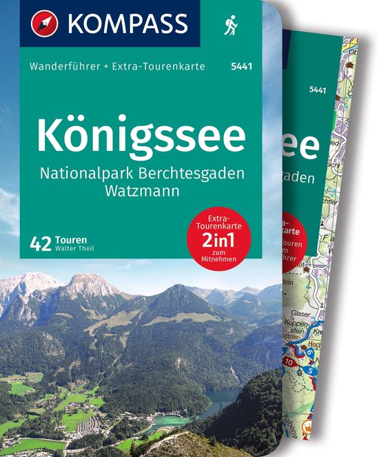 KOMPASS Wanderführer 5441 Königssee, Nationalpark Berchtes ... - cover